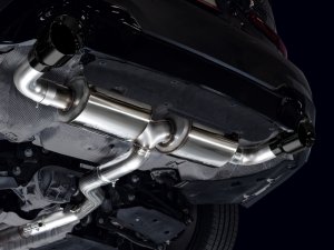 BMW 3 Series Performance Exhaust - Rear - AWE Tuning - Touring Edition Axle-Back with Dual 4.5 BMW 3 Series Performance Exhaust - Rear - AWE Tuning - Touring Edition Axle-Back with Dual 4.5